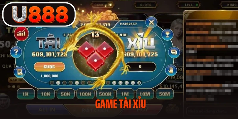 Game Tài Xỉu U888 – Sân Chơi Sành Điệu Dành Cho Bạn