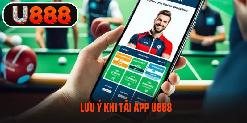 Lưu ý khi tải app U888