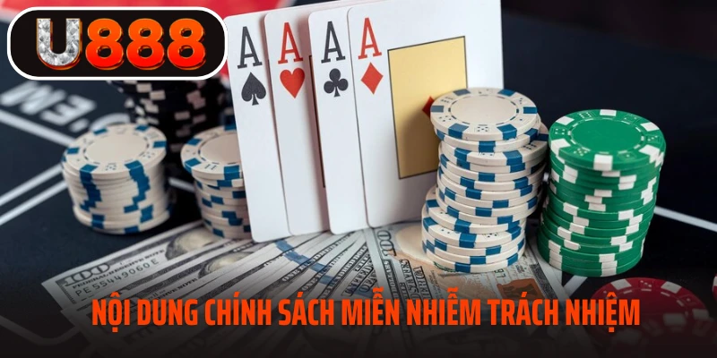 Nội dung chính sách miễn nhiễm trách nhiệm